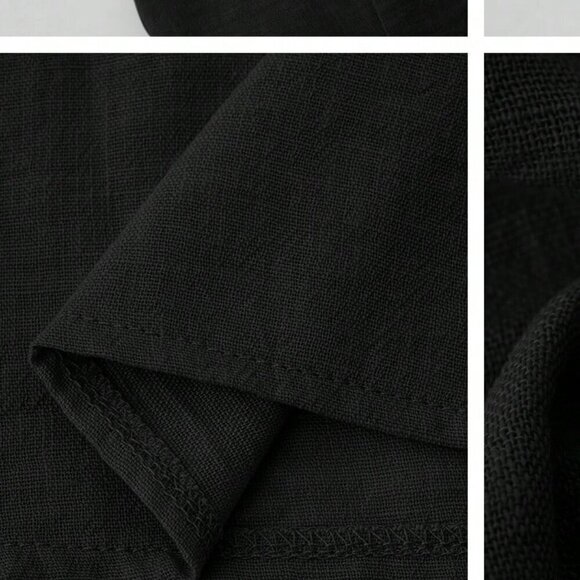 Black Casual Women's Elegant Long maxi Dress beach Vacation - Picture 3 of 11